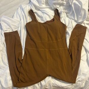 Fabletics Brown Jumpsuit
